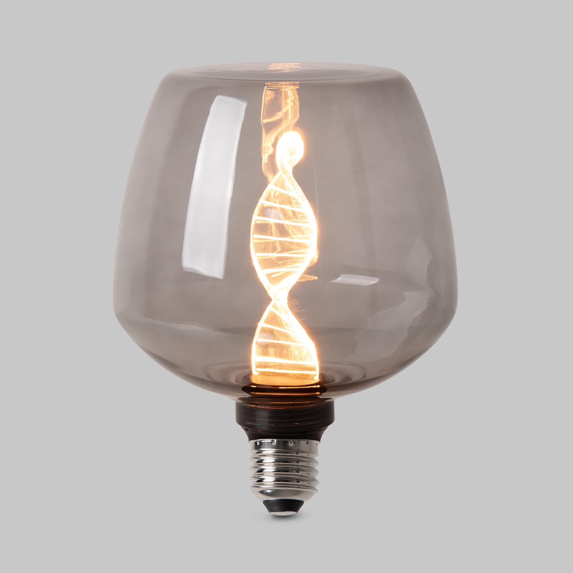 Лампочка филаментная цоколь E27 4W 1800К тип S123 DNA Voltega 8595 VG10-S123warm3.5W-F-SM-DNA
