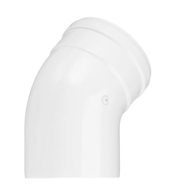 Отвод 45 град коаксиальный d 60/100 мм УТДК 01.01.016.000