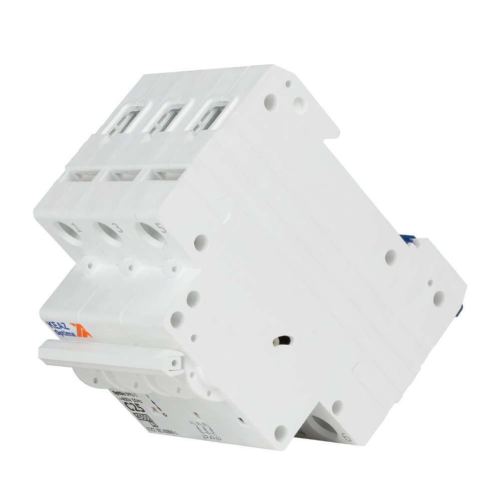 Выключатель автоматический трехполюсный 25А C 4,5кА AC OptiDin BM63-3C25-4,5-УХЛ3 КЭАЗ 326814