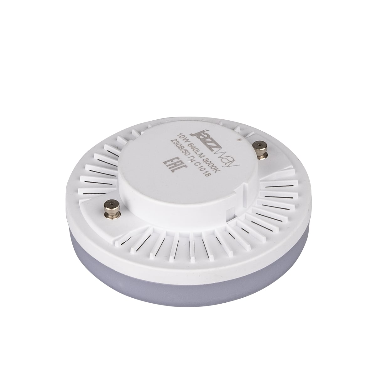Лампа светодиодная LED 10вт GX53 белый таблетка JazzWay 5032873