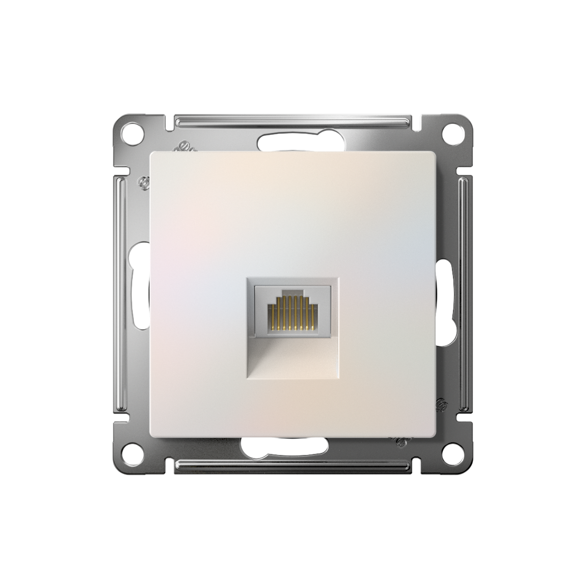 Розетка ATLASDESIGN компьютерная RJ45 механизм жемчуг Systeme Electric ATN000483
