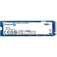 Накопитель SSD M.2 2280 500 ГБ NV3, PCIe 4.0 x4, 3D NAND, 5000/3000 Мб/с Kingston SNV3S/500G 177646