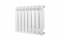 Радиатор биметаллический секционный  PRO 500/100/12 боковое подключение 2028Вт Oasis Р0000012813