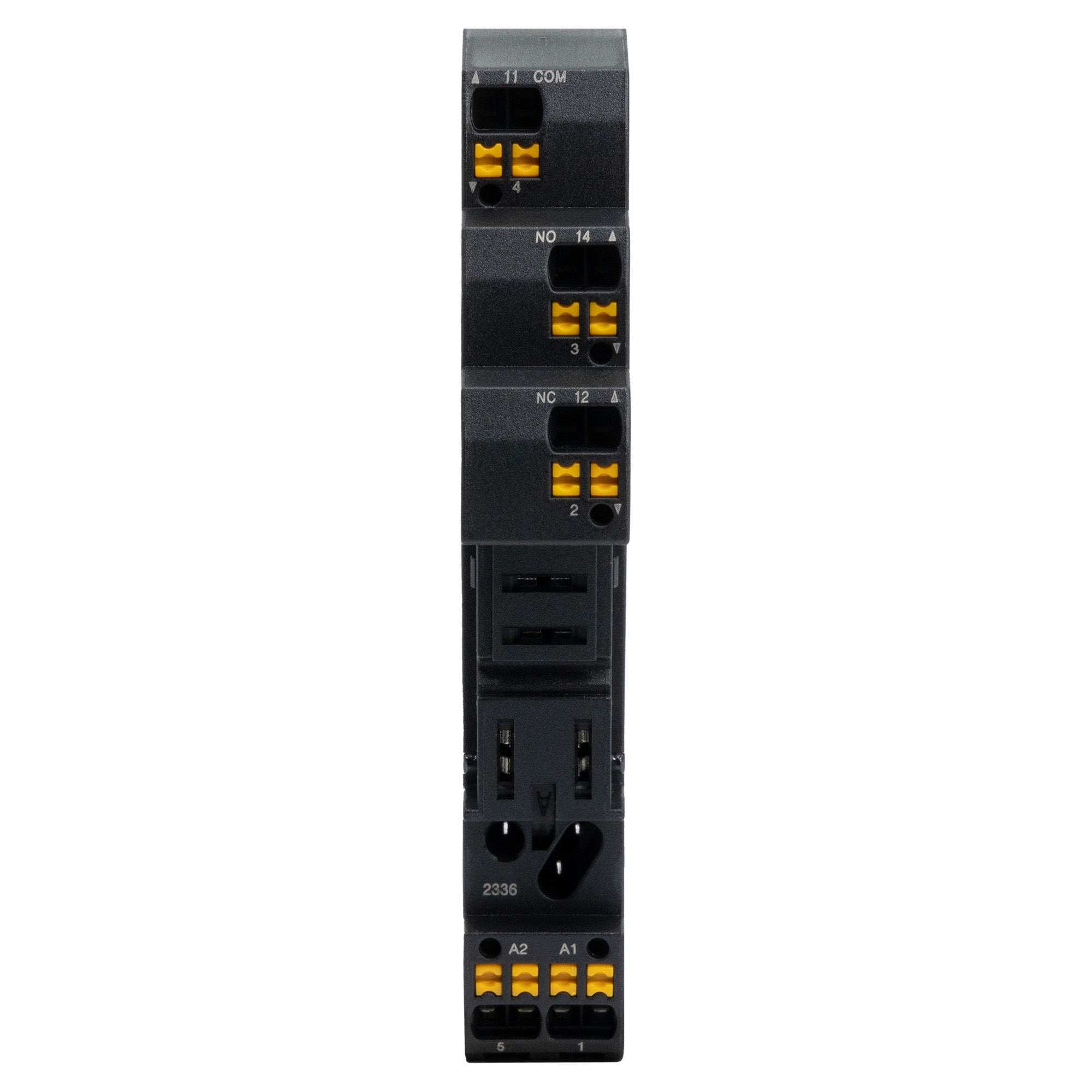 Колодка c клеммами push-in для реле на 1 группу: IR-24DC/230AC-1CO DKC IR-B1-PT