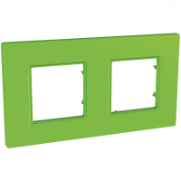 UNICA QUADRO Рамка 2 поста киви Schneider Electric MGU4.704.28