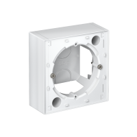 Коробка ATLASDESIGN для наружного монтажа белый Systeme Electric ATN000100