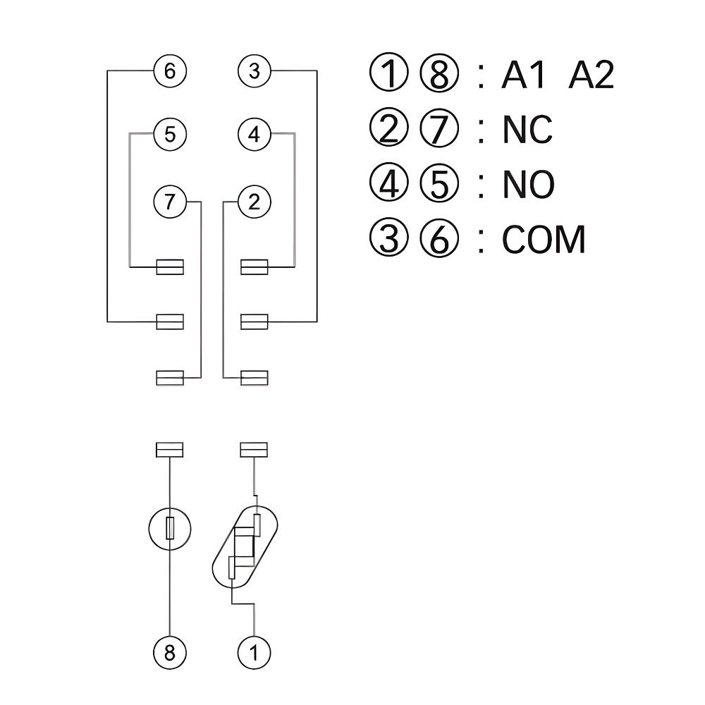 Колодка с винтовыми клеммами для реле серии IRM DKC IRM-B-SC-2