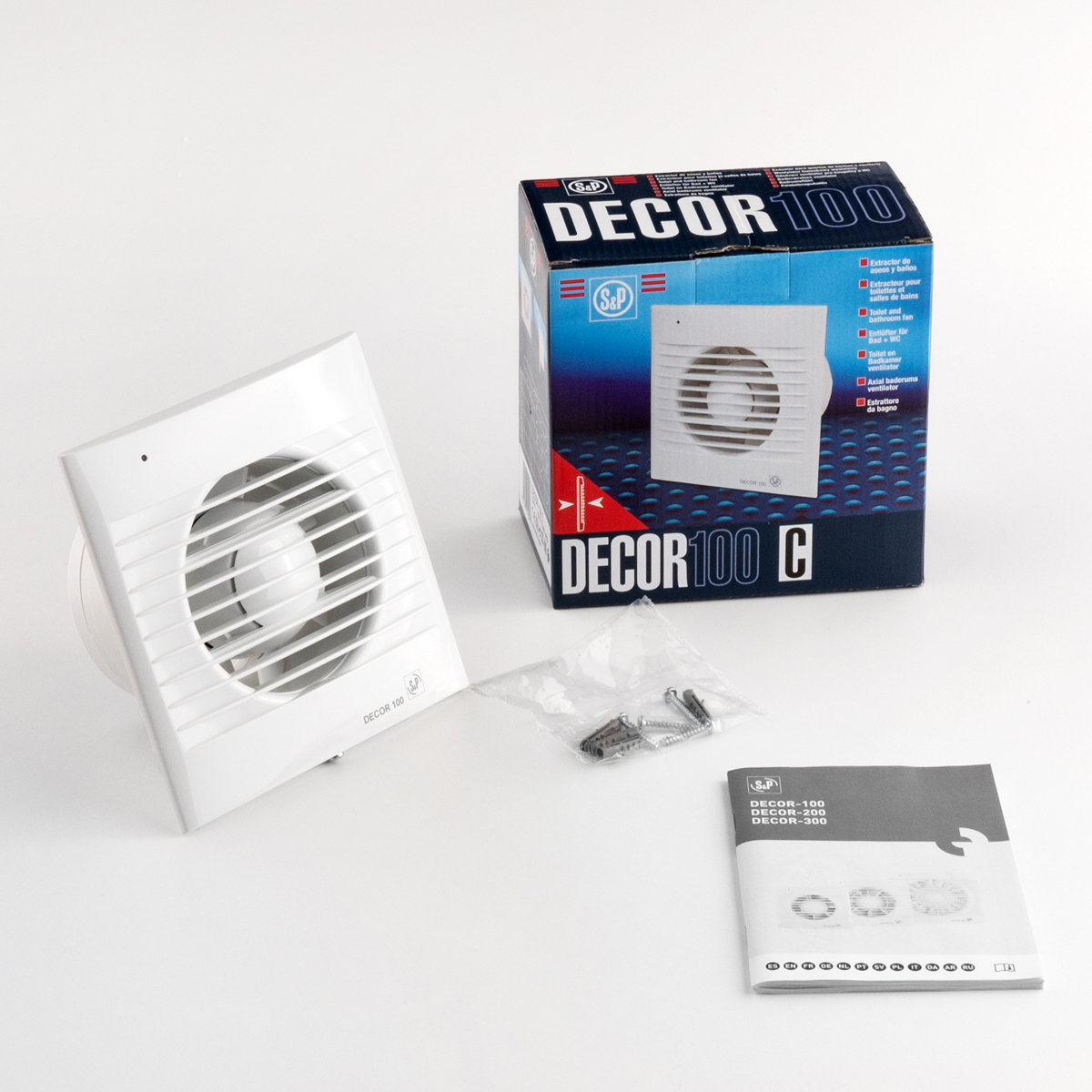 Вентилятор вытяжной Decor 100C Soler & Palau 5210001300 03-0103-001