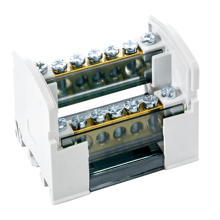 Шина нулевая в корпусе 2х7 100А EKF sn0-2x7