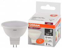 Лампа светодиодная LED 7 Вт GU5.3 3000К 560Лм спот 220 В (замена 60Вт) OSRAM LEDVANCE 4058075582781