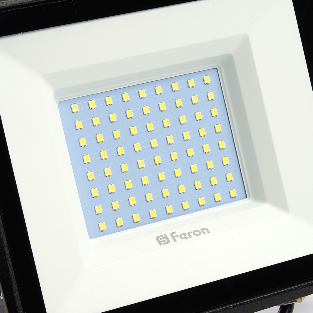 Прожектор светодиодный ДО-100w 6400К 9500Лм IP65 черный FERON LL-922 32103