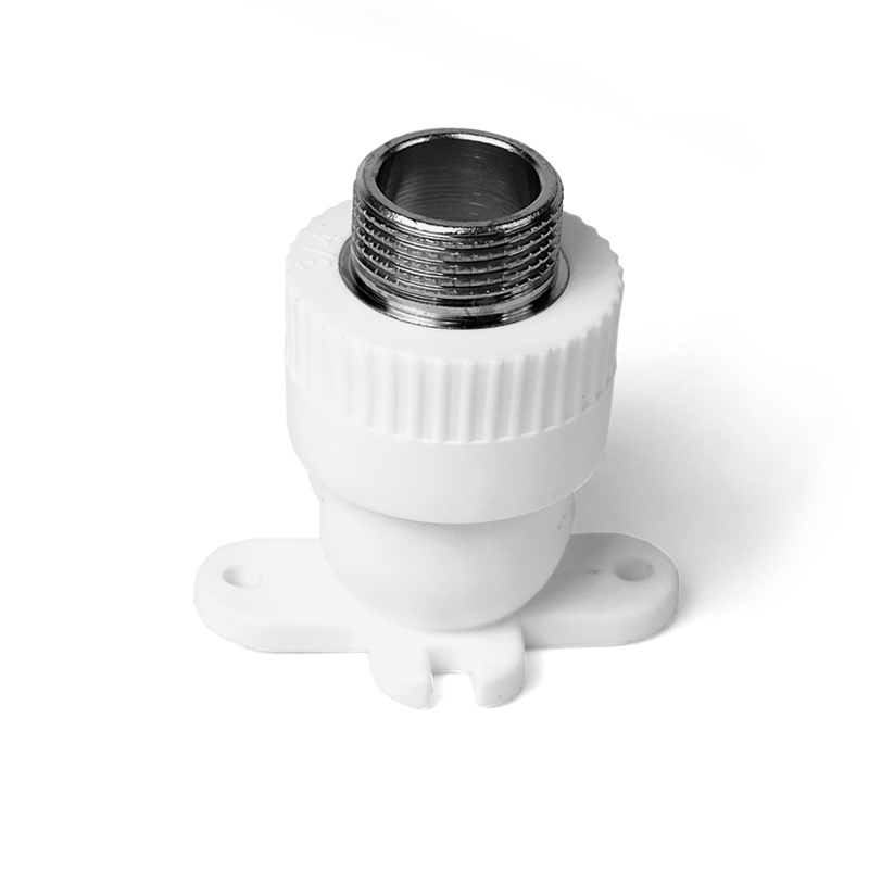 Водорозетка 20 х 1/2' НР полипропиленовая PPR белая PRO AQUA PA28108P