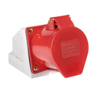 Розетка кабельная 32А 3Р+РЕ+N IP44 на поверхность 380В EKF ps-125-32-380