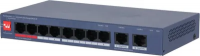 Коммутатор управляемый  L2 8 портов RJ45 10 100 1000 Мб/с PoE 110Вт Dahua DH-CS4010-8ET2GT-110