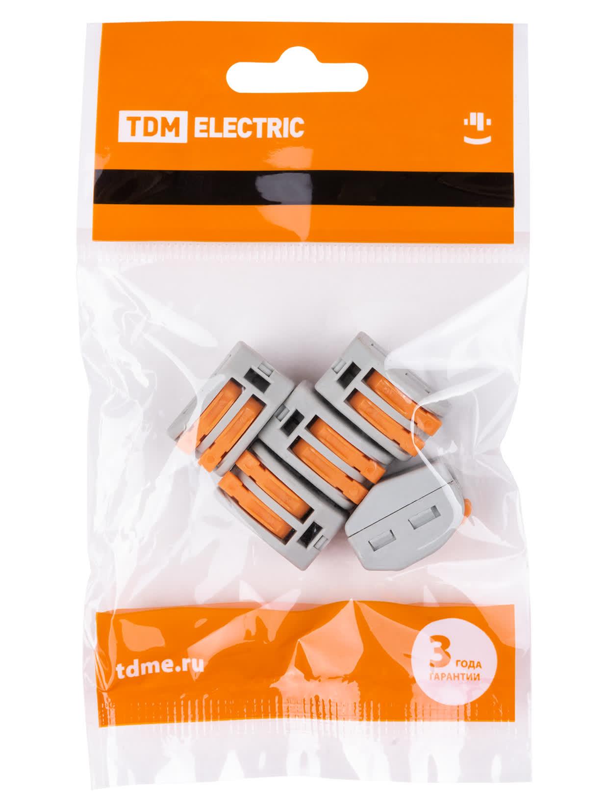 Соединительная клемма СК-412 (2,5мм2) (5 шт/упак) TDM TDM ELECTRIC SQ0527-0011