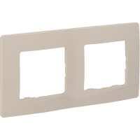 ETIKA Рамка 2 поста слоновая кость Legrand 672512