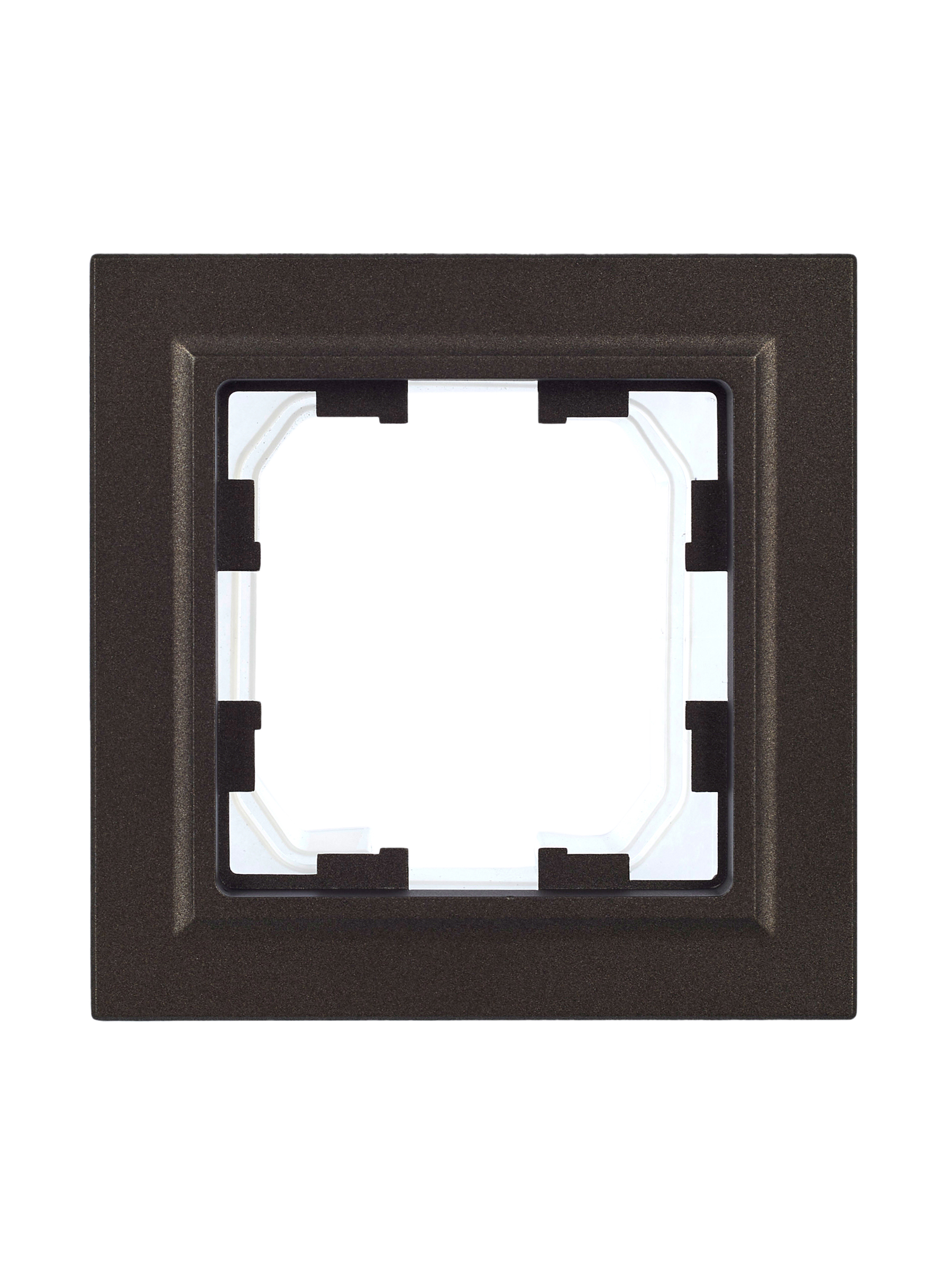 BRITE Рамка 1 пост IP44 РУ-1-БрТБ-44 темная бронза IEK BR-M12-44-K45