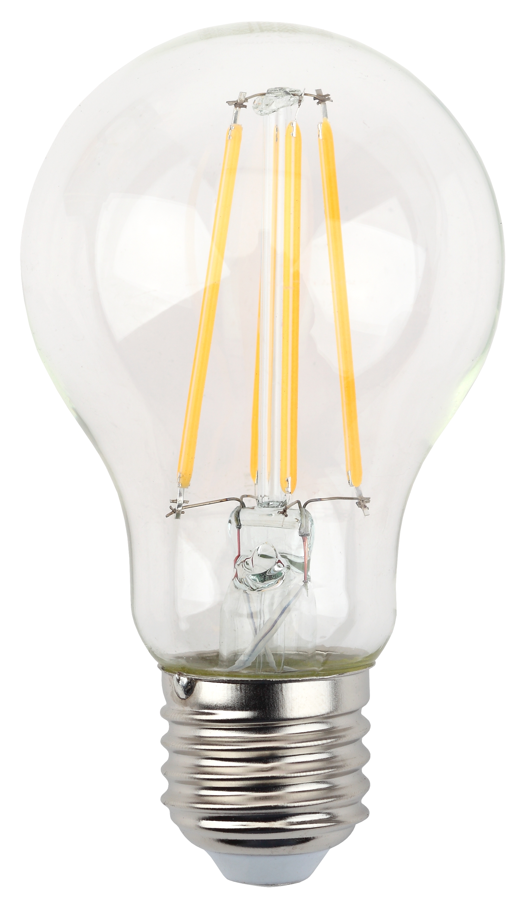 Лампа светодиодная F-LED A60-15W-840-E27 (филамент, груша, 15Вт, тепл, Е27) (10/100/1500) ЭРА Б0046983