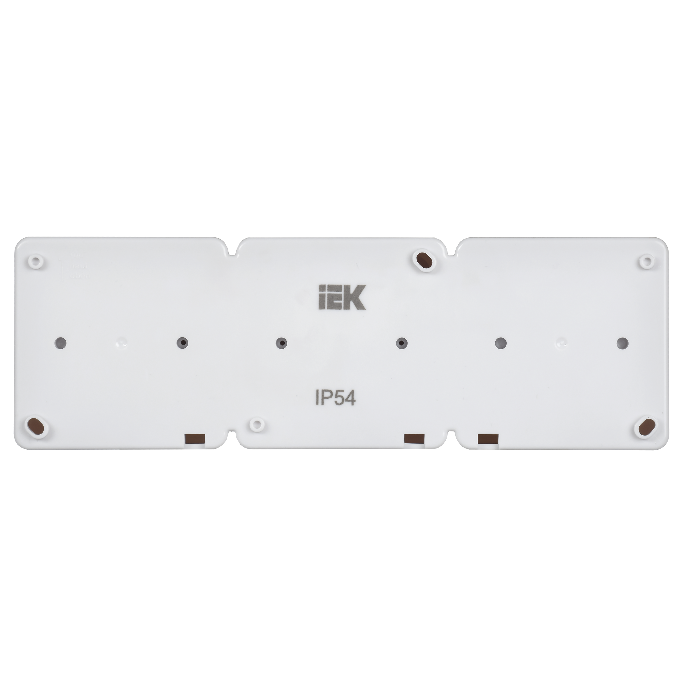 Гермес PLUS Розетка тройная с заземлением наружная белая IP54 IEK ERMP32-K01-16-54-EC