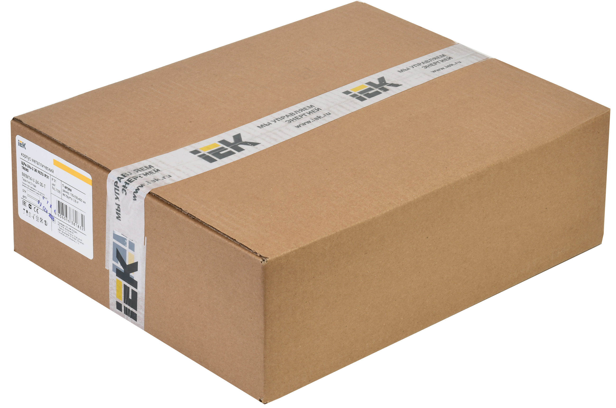 TITAN 3 Корпус металлический ЩРв-24 (395х310х120) IP31 IEK MKM14-V-24-30-T