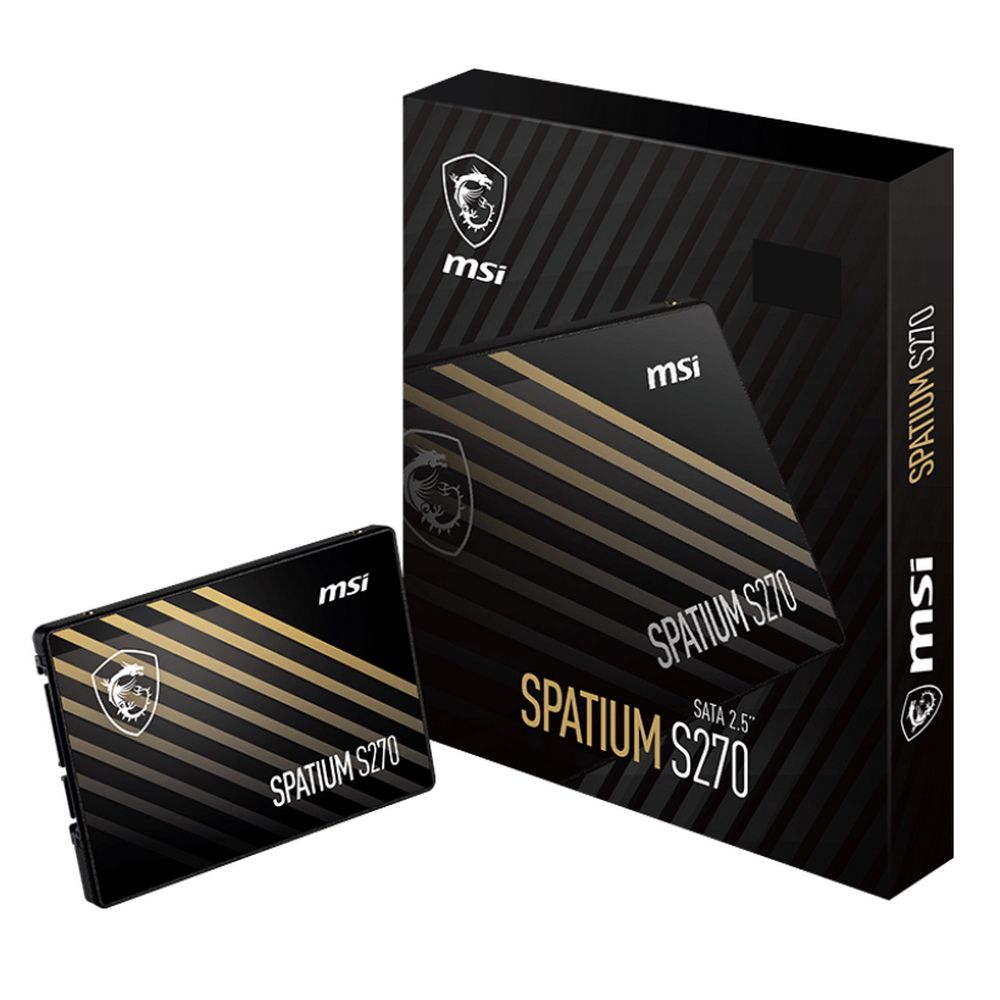 Накопитель SSD 2.5'' 480GB SPATIUM S270, SATAIII, 3D NAND, 500/450 Мб/с MSI S78-440E350-P83 127520