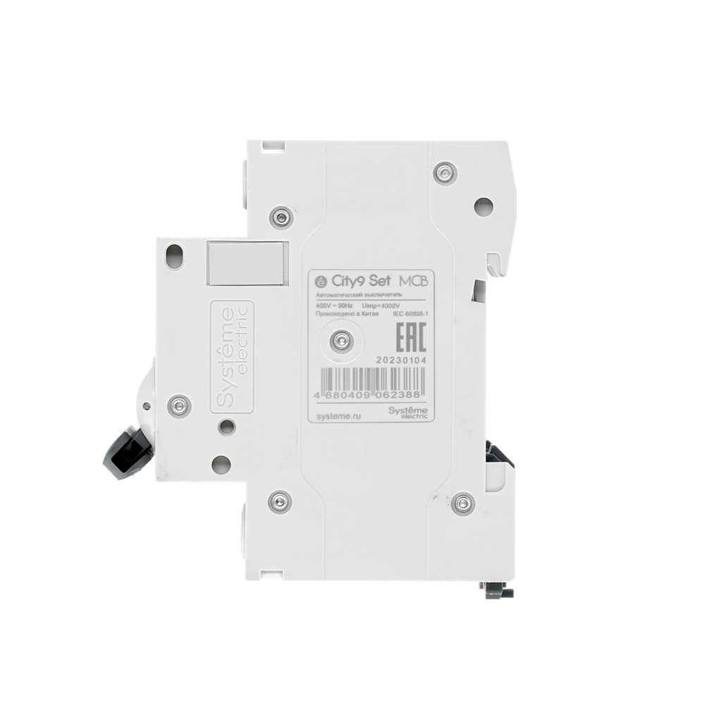 Выключатель автоматический трехполюсный 10А С 4.5kA 400В City9 Set Systeme Electric C9F34310