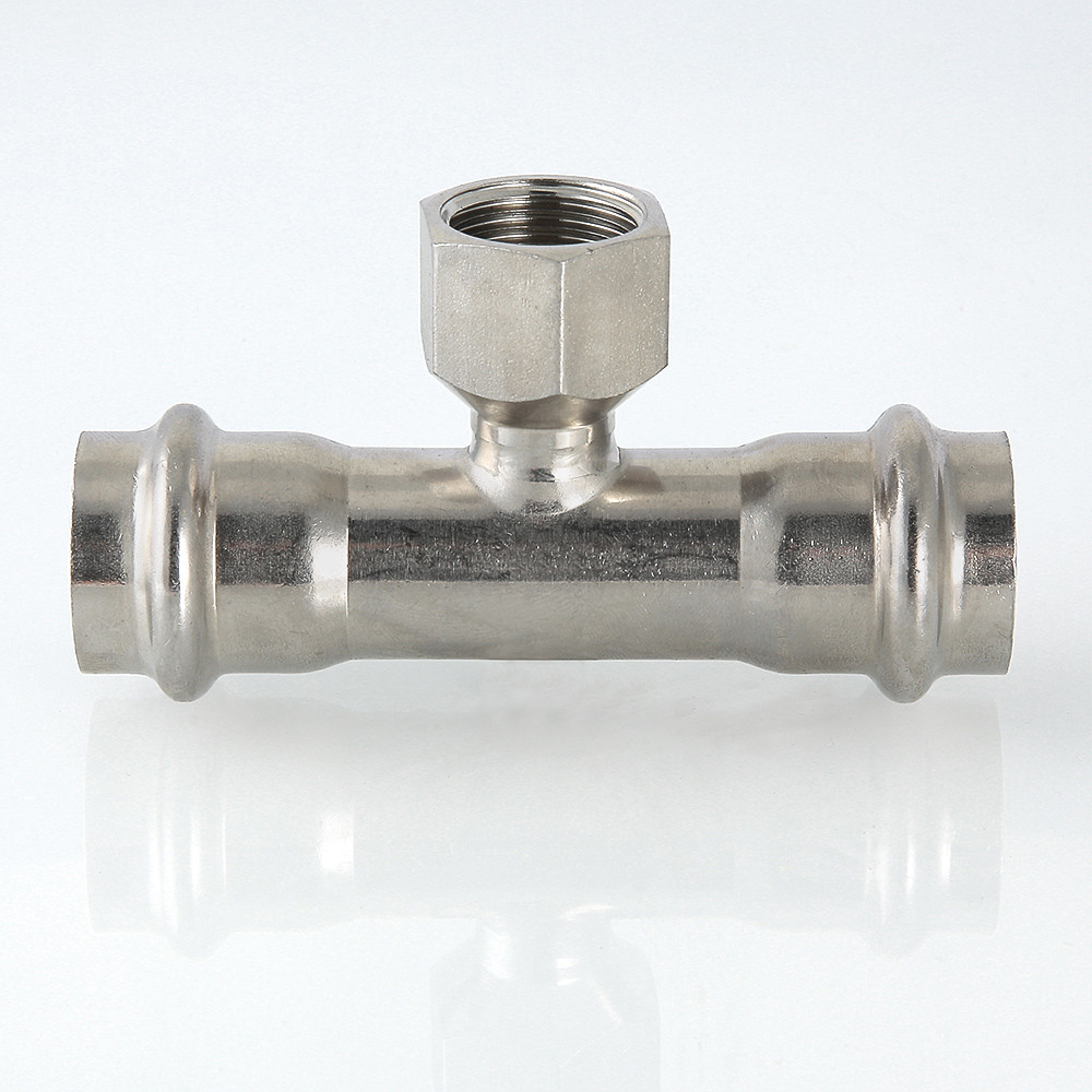 Тройник нержавеющая сталь 22x1/2' ВР VALTEC VTi.932.I.220422 TV9322204