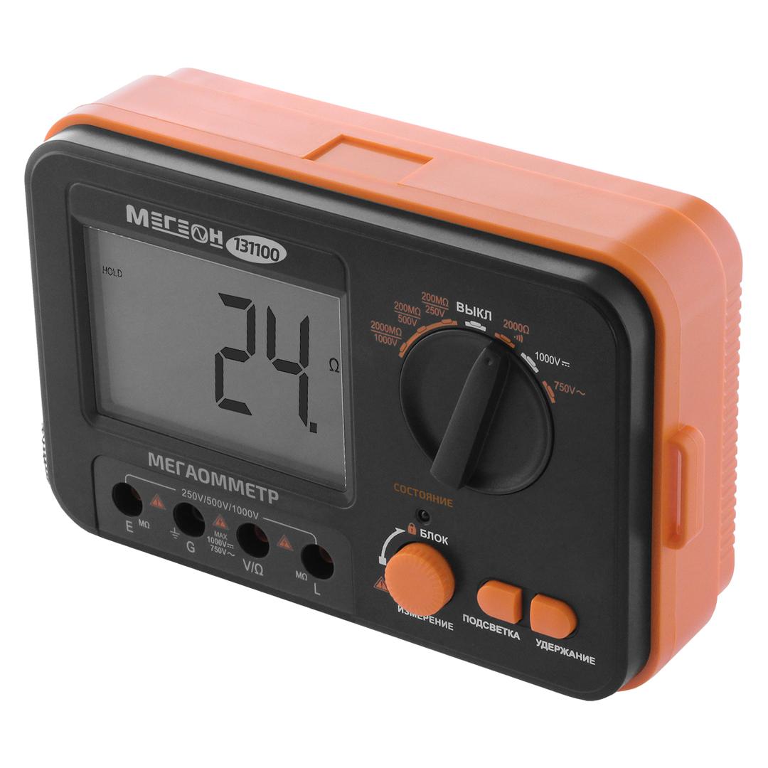Мегаомметр (измеритель сопротивления изоляции) 131100 МЕГЕОН 00000003056