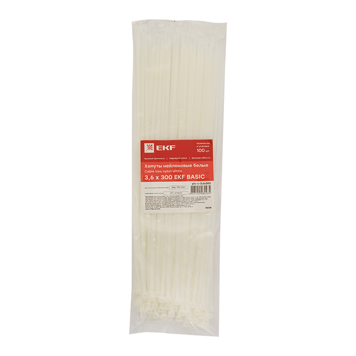 Хомут 3.6х300 нейлон (100шт) EKF plc-c-3.6x300
