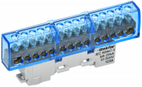 TEKFOR Шина N ноль изолированная на универсальном держателе 8х12-14-С IEK TF-NN20-14-KL-K07