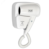Фен для волос настенный Puff-1200 1.2 кВт PUFF 1405.001   