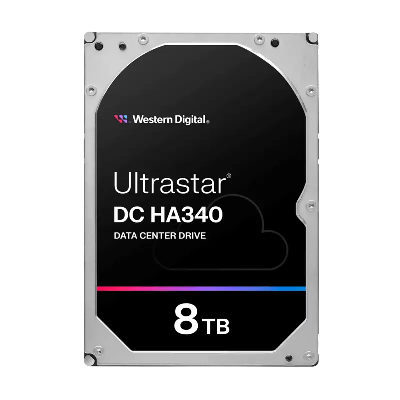 Жесткий диск 3.5'' 8 ТБ Ultrastar DC HA340, SATAIII, 7200 об/мин, 256 МБ Western Digital WUS721208BLE604 209005