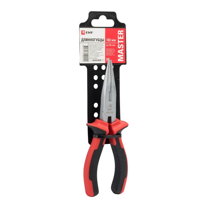 Длинногубцы Master 160 мм Basic EKF dg-160-mas