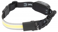 Фонарь налобный светодиодный 5Вт 350Лм IP40 SMD+COB 3 режима аккумуляторный GA-807 Кибер miscro USB ЭРА Б0054033