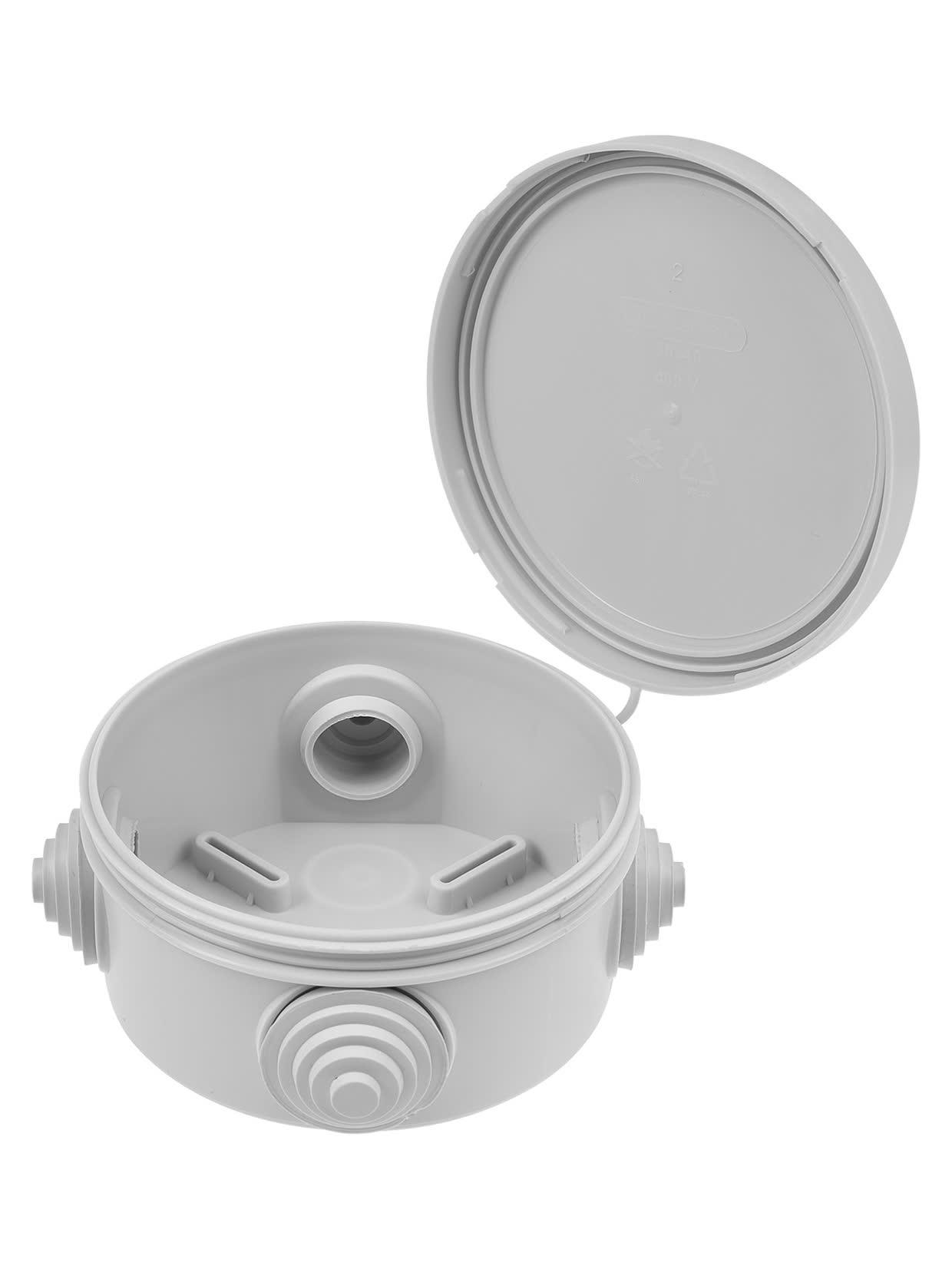 Распаячная коробка ОП D85х40мм, крышка, IP54, 4 входа TDM ELECTRIC SQ1401-0102