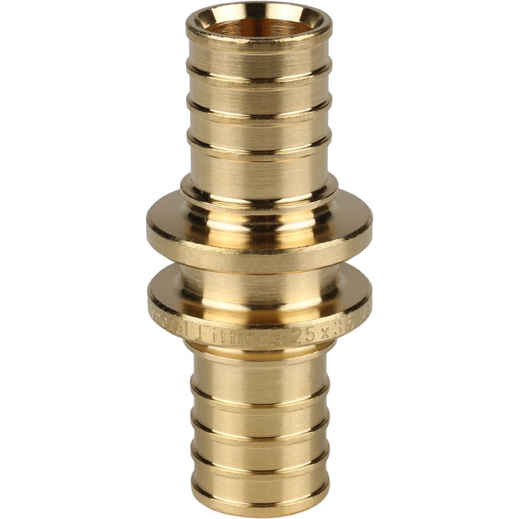 Муфта 25 аксиальная, латунь STOUT SFA-0003-000025 RG008P0TP34QQB