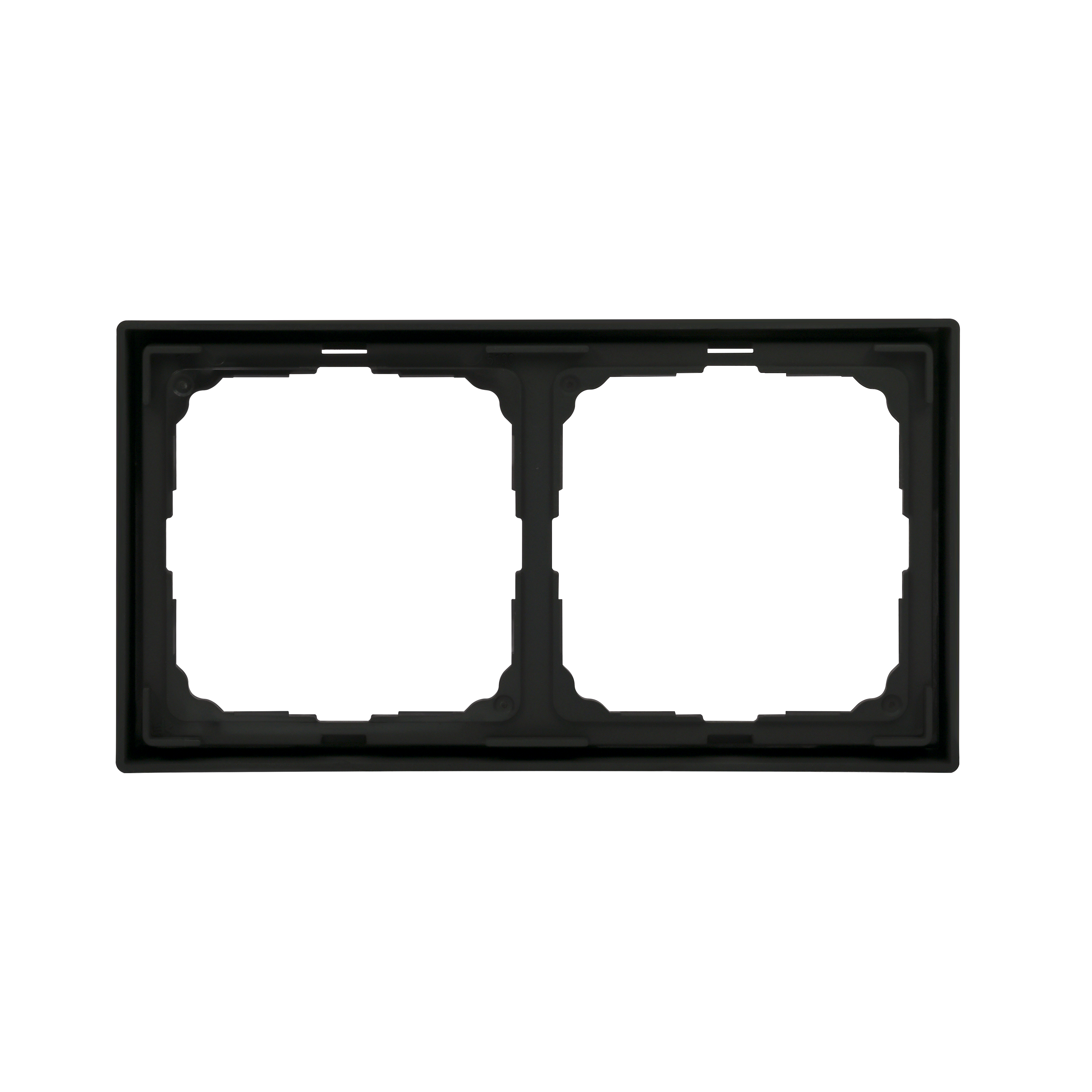 ARTGALLERY рамка 2-постовая, универсальная, карбон Systeme Electric GAL001002