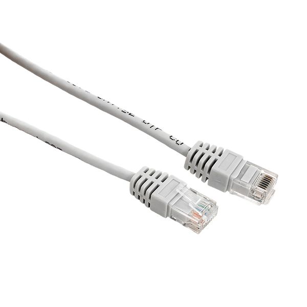 Патч-корд TERACOM Cat.5E (1Гбит/с) неэкранированный UTP оболочка PVC серый (2м) EKF TRC-5EUTP-PVC-2M-GY