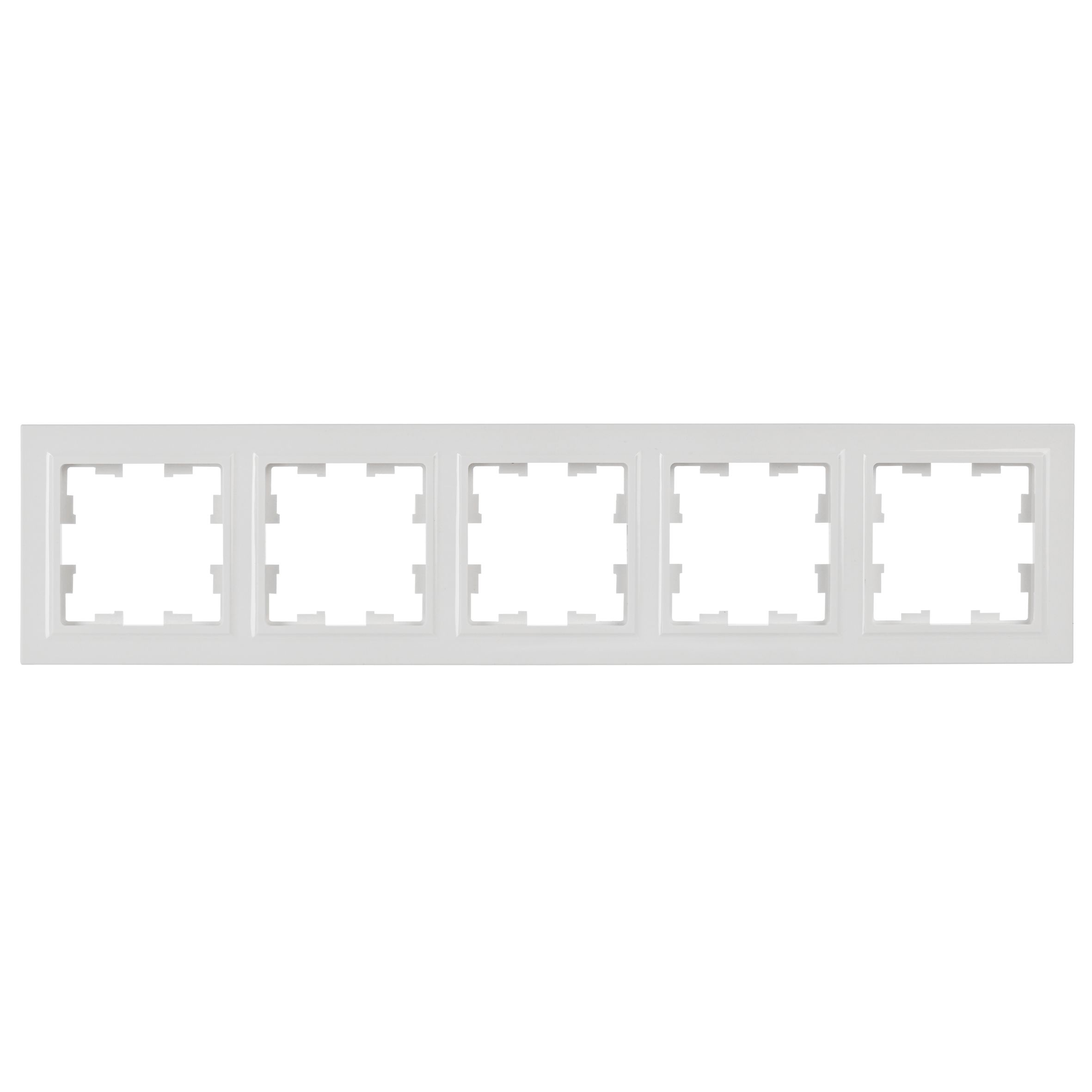 BRITE Рамка 5 постов РУ-5-БрБ белый IEK BR-M52-K01