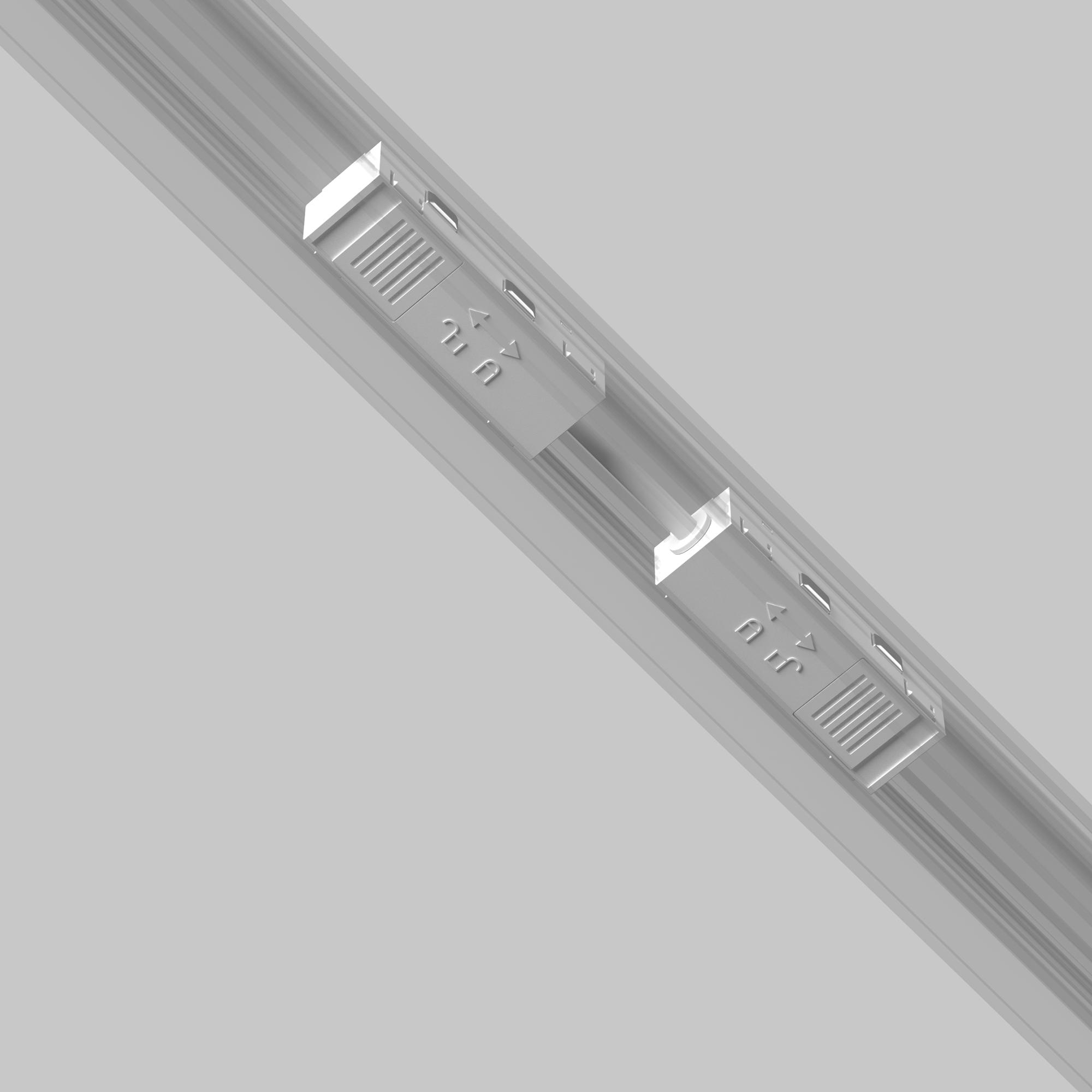 Коннектор питания прямой гибкий 5см Exility белый Maytoni TRA034CPC-42W-5-1