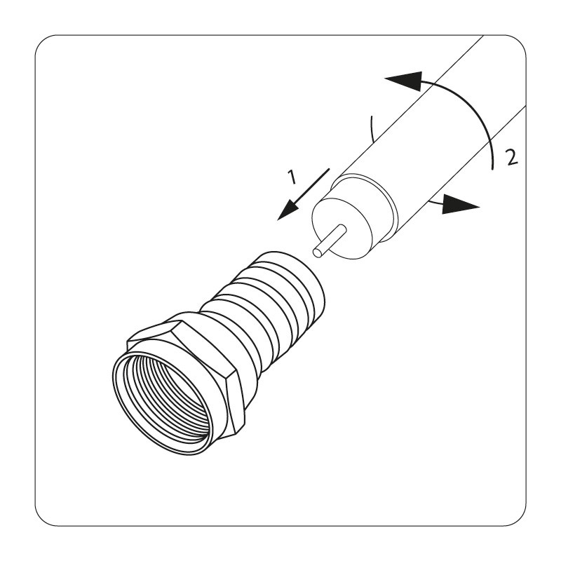 F-разъем RG-6 PROconnect REXANT 05-4003-6