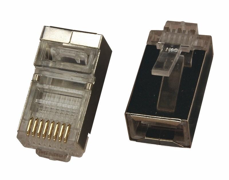 Джек RJ-45 8P8C CAT 5e (экран), REXANT 05-1023