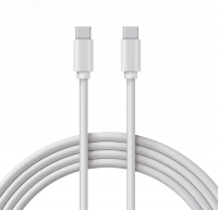 Кабель Type-C - Type-C 3A, 1m, PVC, white, 18-1828, REXANT