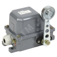Выключатель концевой КУ-701 У1, рычаг с роликом, 10А, IP44, 2 эл. цепи IEK KV-1-701-1