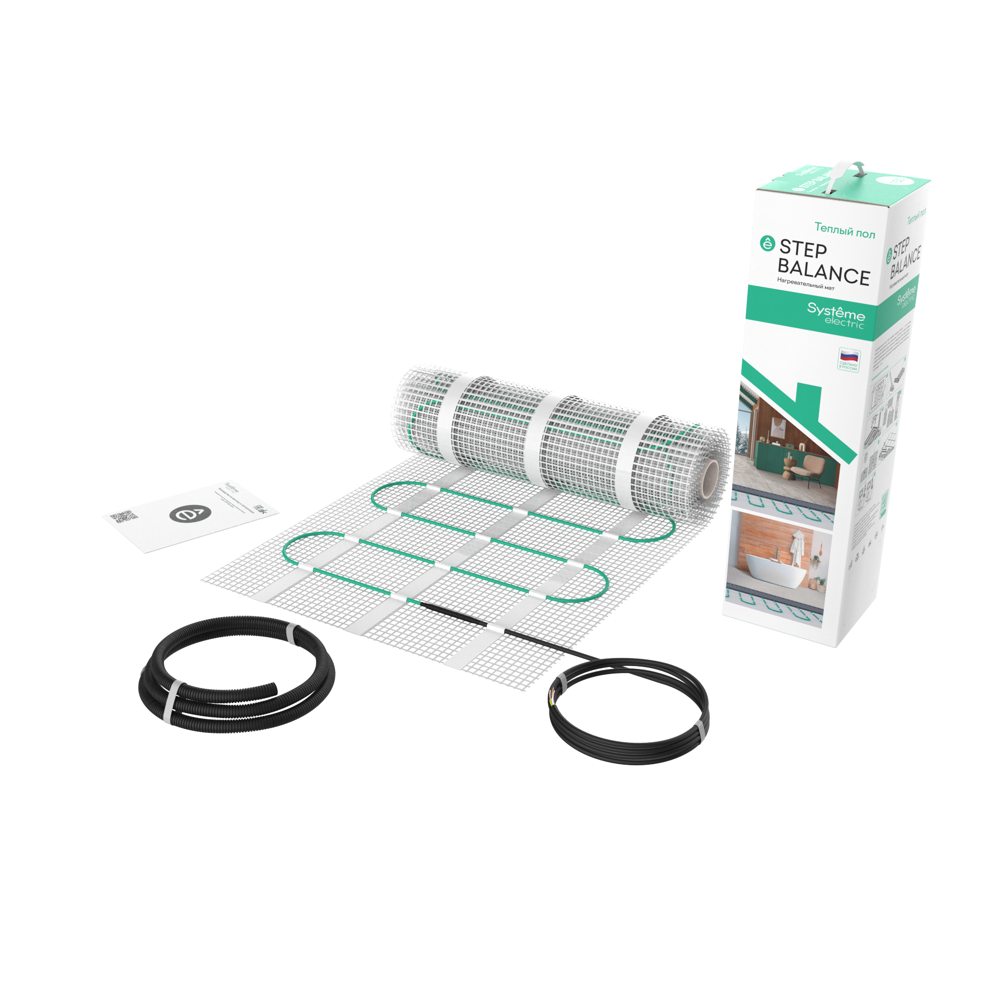 Мат нагревательный STEP BALANCE 150 Вт/м2 525 Вт 3.5 м2 Systeme Electric SBM150035