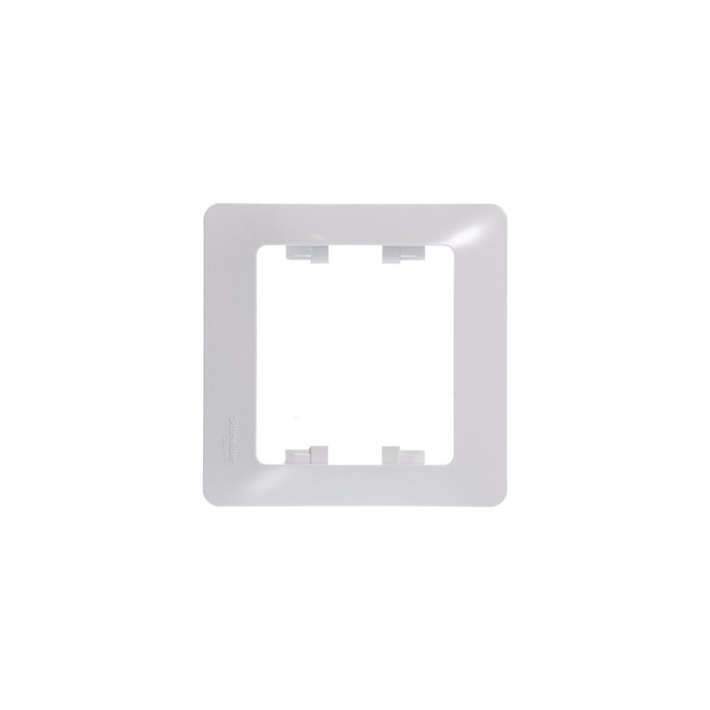 GLOSSA Рамка 1 пост белая Systeme Electric GSL000101