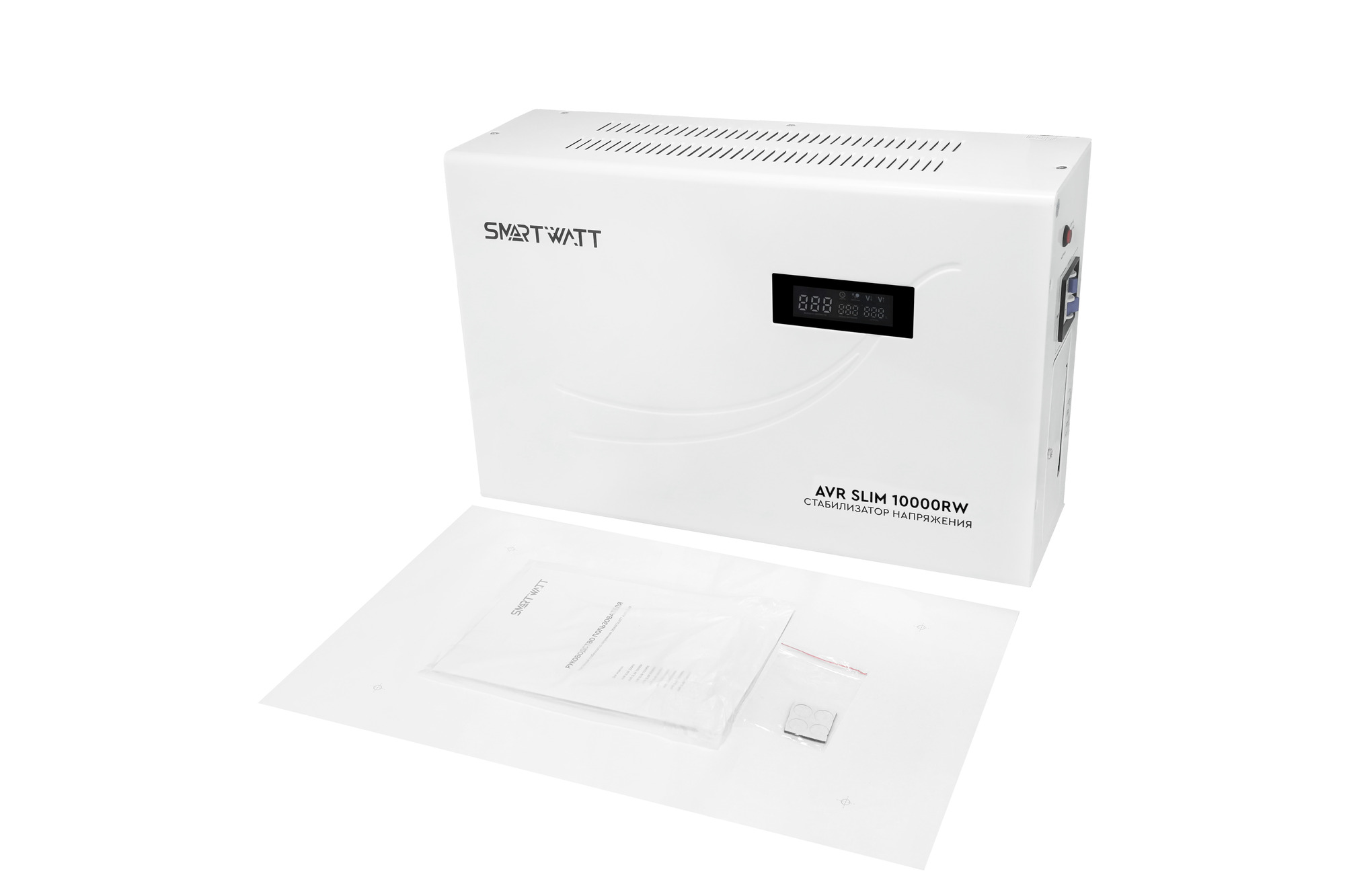Стабилизатор напряжения настенный 10 кВА SMARTWATT AVR SLIM 10000RW 4512020310006
