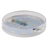 Лампа светодиодная LED 6Вт GX53 510Лм теплый прозрачная ECO JazzWay 2851970