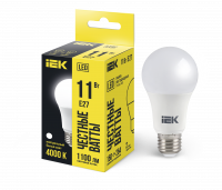 Лампа светодиодная A60 груша 11Вт 230В 4000К E27 IEK LLE-A60-11-230-40-E27