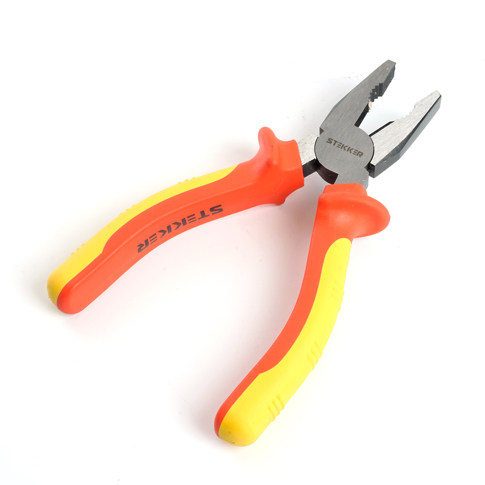 Плоскогубцы комбинированные многофункциональные 160мм Cr-V STEKKER PLM-1-160-P 39779